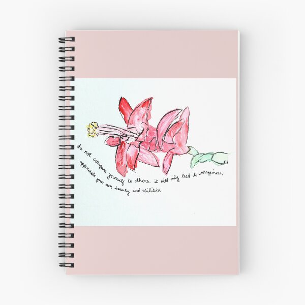 Item preview, Etegami Pink Christmas Cactus Flower  designed and sold by EtegamiJourney.
