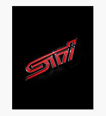 Subaru STI Photographic Print