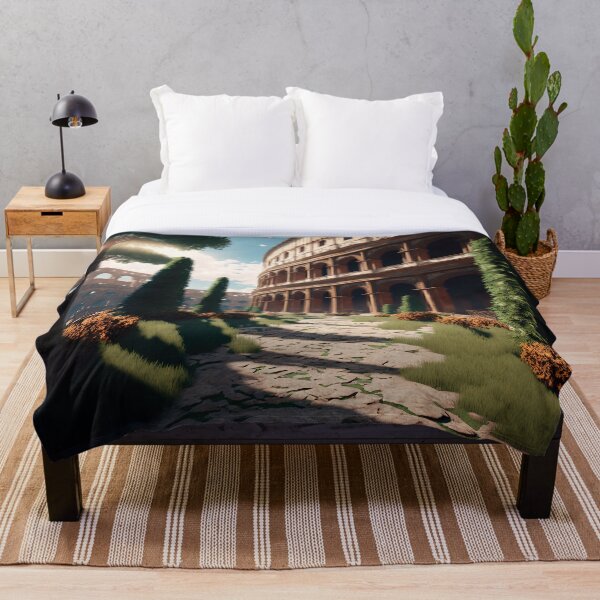 Item preview, The Colosseum Rome andscape view digital painting  designed and sold by ShneorPerry.
