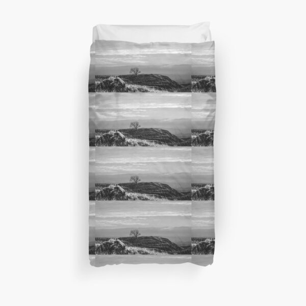 Lone Tree, Malham Duvet Cover