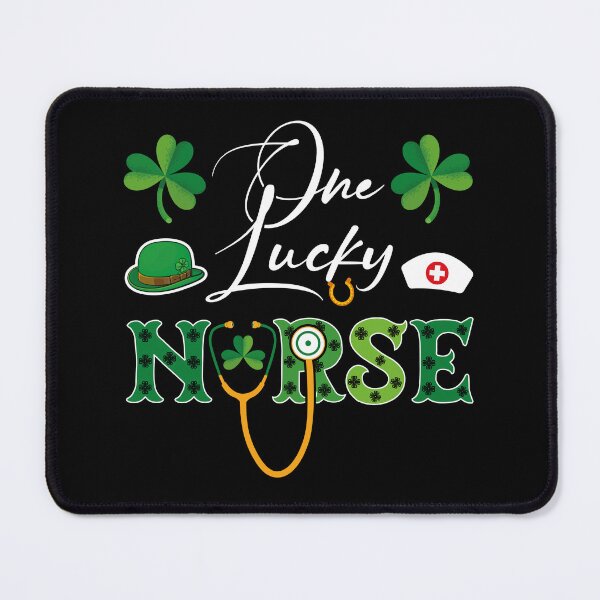 Item preview, One Lucky Nurse Shirt Leopard Print Rainbow Patrick's Day designed and sold by CREATIVE-TEE.