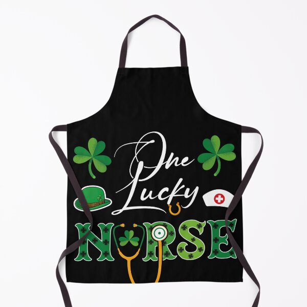 Item preview, One Lucky Nurse Shirt Leopard Print Rainbow Patrick's Day designed and sold by CREATIVE-TEE.