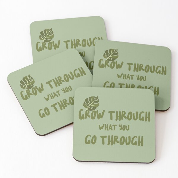 Item preview, "Grow Through What You Go Through" Quote designed and sold by Fentier.