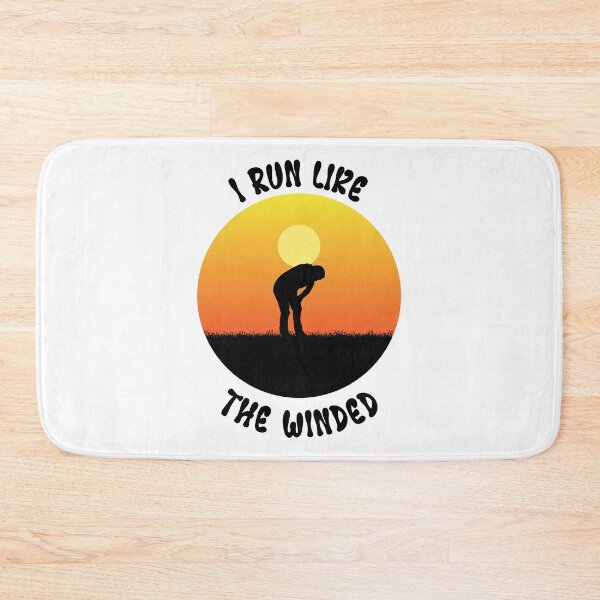 Item preview, I Run Like The Winded (black text) designed and sold by OlivDesignsCo.