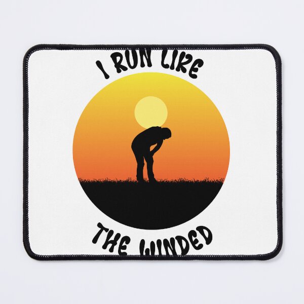 Item preview, I Run Like The Winded (black text) designed and sold by OlivDesignsCo.