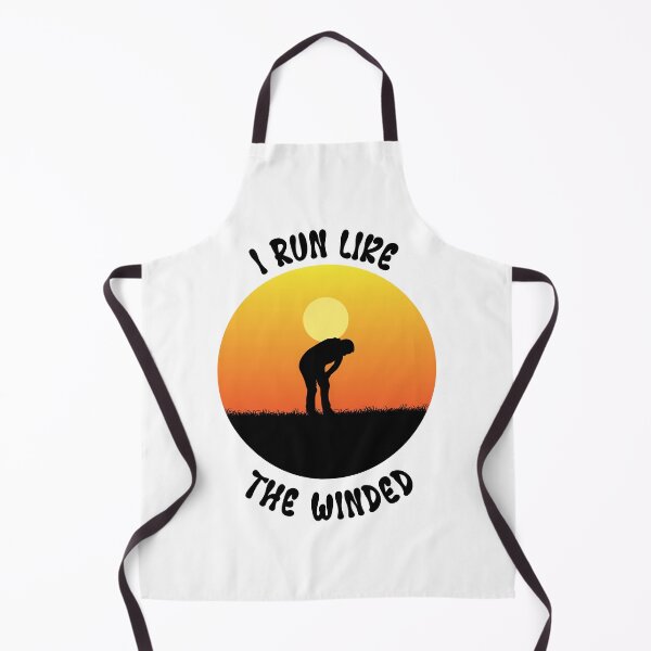Item preview, I Run Like The Winded (black text) designed and sold by OlivDesignsCo.