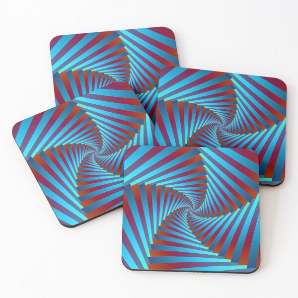 Item preview, Red and Blue Striped Spiral designed and sold by EyeBogglers.