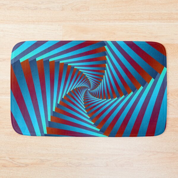 Item preview, Red and Blue Striped Spiral designed and sold by EyeBogglers.