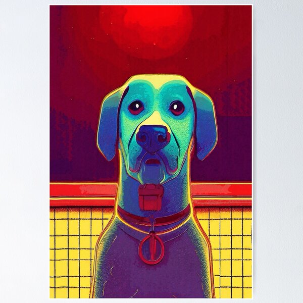 Item preview, Abstract Dog designed and sold by 4t4design.