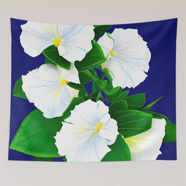 Item preview, White hibiscus flower background designed and sold by gramizzia.