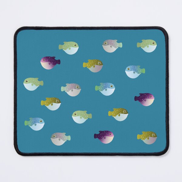 Item preview, puffer fish blow fish pattern designed and sold by MiraNomegusta.