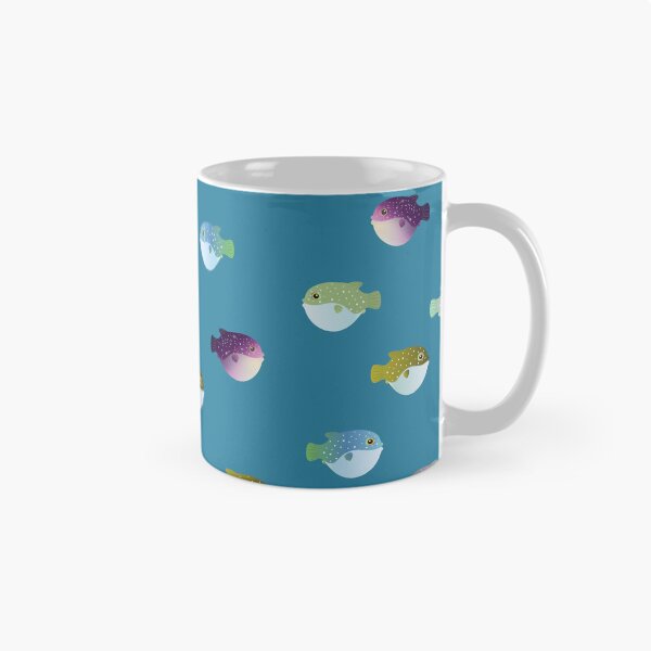 Item preview, puffer fish blow fish pattern designed and sold by MiraNomegusta.