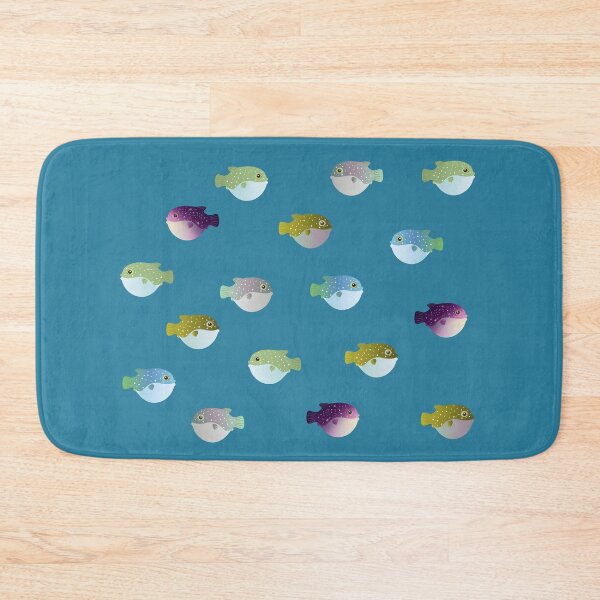 Item preview, puffer fish blow fish pattern designed and sold by MiraNomegusta.
