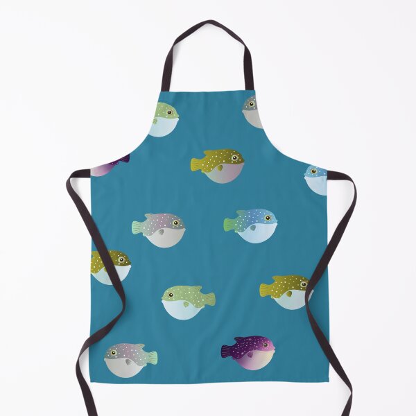 Item preview, puffer fish blow fish pattern designed and sold by MiraNomegusta.