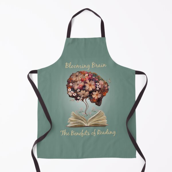 Item preview, Blooming Brain, the Benefits of Reading, Positivity, creativity, right hemisphere brain, health, Mental, designed and sold by Collagedream.