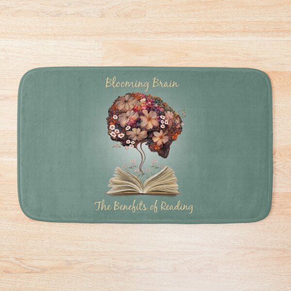 Item preview, Blooming Brain, the Benefits of Reading, Positivity, creativity, right hemisphere brain, health, Mental,  designed and sold by Collagedream.