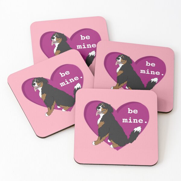 Item preview, Bernese Mountain Dog Valentines Day Be Mine Love  designed and sold by KantstandyaC.