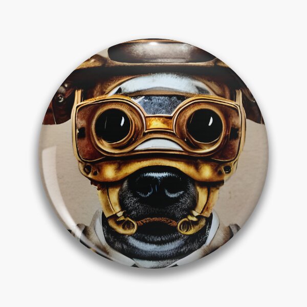 Item preview, Steampunk Dog Portrait Digital Painting designed and sold by jessephotoart.
