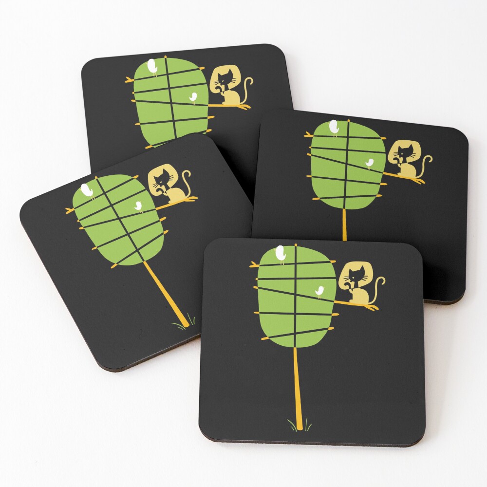 Item preview, Coasters (Set of 4) designed and sold by The-Cat-Theatre.
