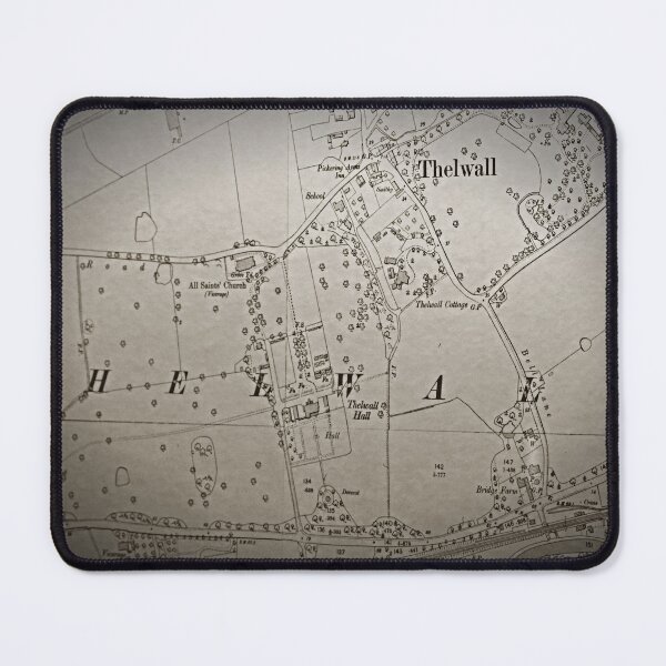 Item preview, Thelwall pre-1940 map designed and sold by Local gifts from HotpixUK .
