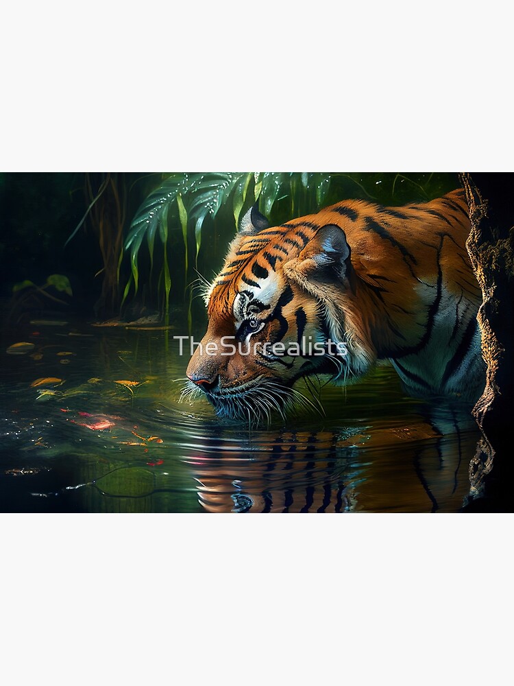 Emerald of Bengal - Realistic painting of a bengal Tiger