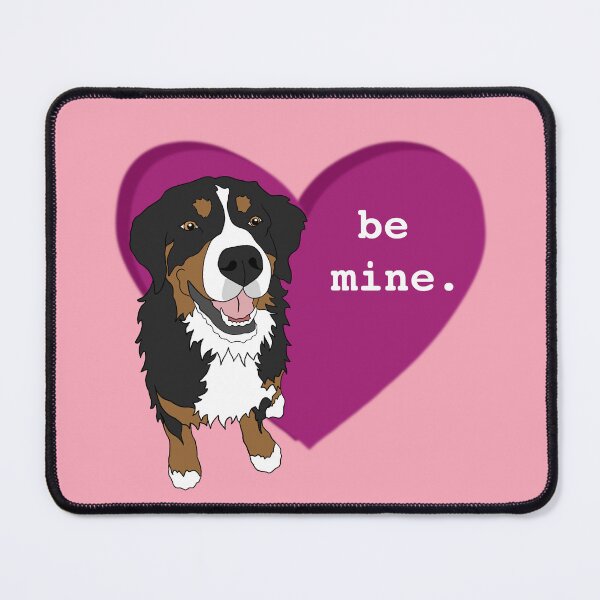 Item preview, Bernese Mountain Dog Valentines Day Be Mine Love designed and sold by KantstandyaC.
