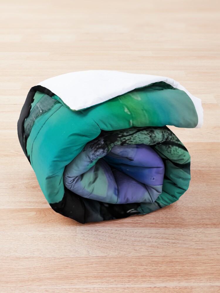 Alternate view of Loonacy in Blue Comforter