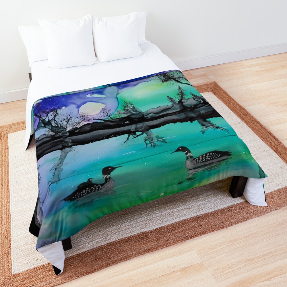 Loonacy in Blue Comforter