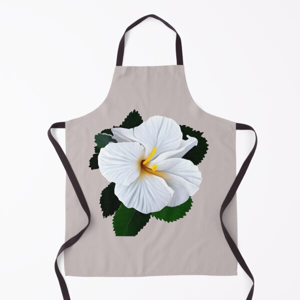 Item preview, White hibiscus flower designed and sold by gramizzia.