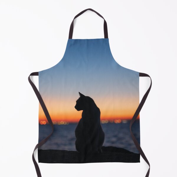 Item preview, CAT WATCHING SUNSET designed and sold by 2brothersgoods.