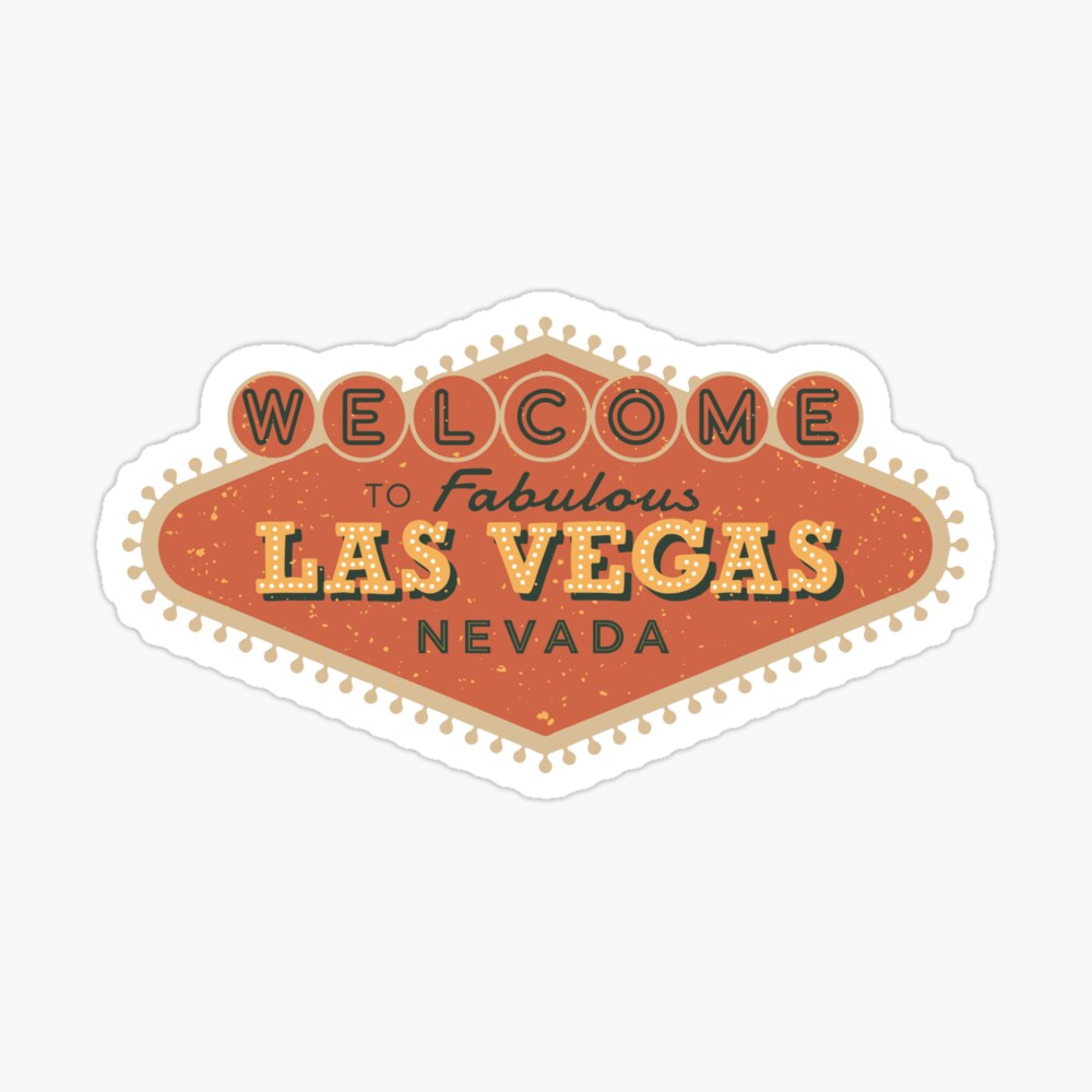 Las Vegas Decal Nevada Bumper Sticker Las Vegas Souvenir -  Israel