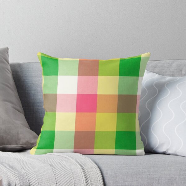 Item preview, Pink and Green plaid pattern designed and sold by Donkey's Salad.