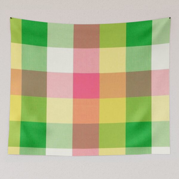 Item preview, Pink and Green plaid pattern designed and sold by Donkey's Salad.
