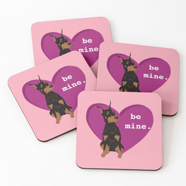 Item preview, Doberman Pinscher Valentines Day  designed and sold by KantstandyaC.