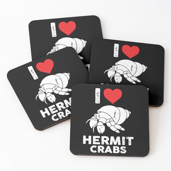 Item preview, Hermit Crab Lover I Love Hermit Crabs Crustacean Pet designed and sold by Aleodor.