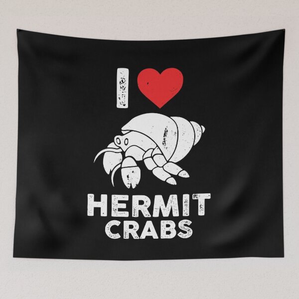 Item preview, Hermit Crab Lover I Love Hermit Crabs Crustacean Pet designed and sold by Aleodor.