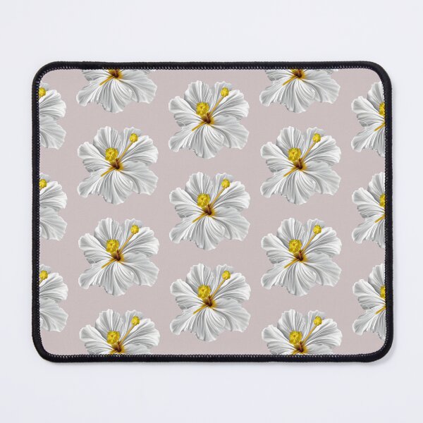 Item preview, Yellow and white hibiscus flower designed and sold by gramizzia.
