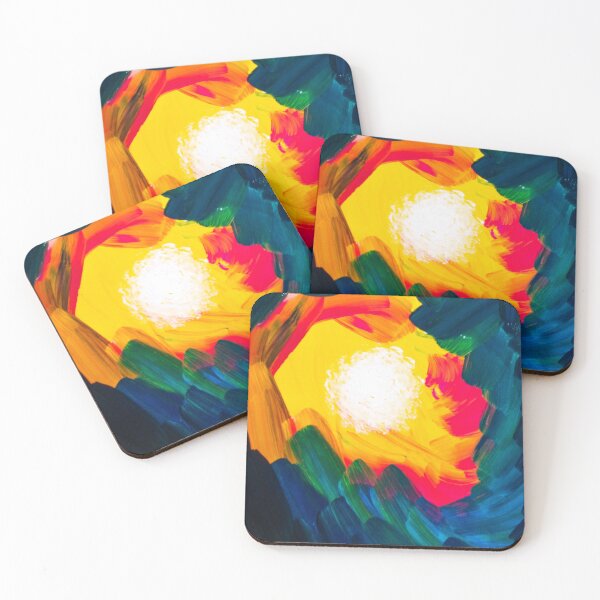 Item preview, Abstract Painting Stormy Sea at Sunset designed and sold by Kate Holloman Art.