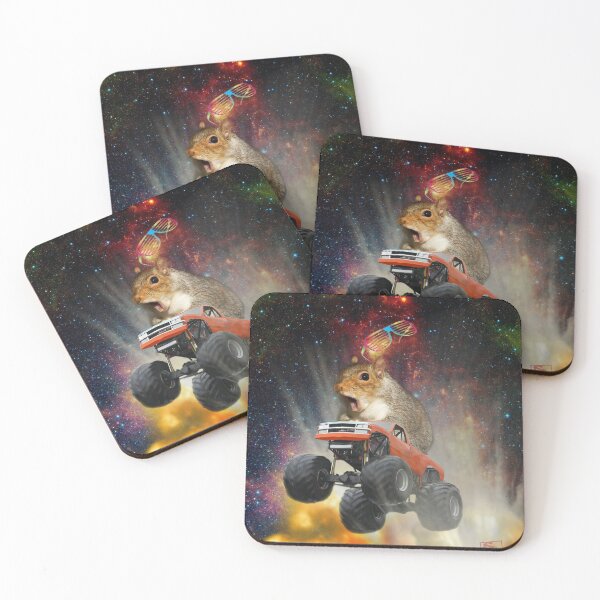 Item preview, Squirrel! Jumping a Monster Truck Through an Explosion SOOO EXTREEM!  designed and sold by thisiserikpaul.