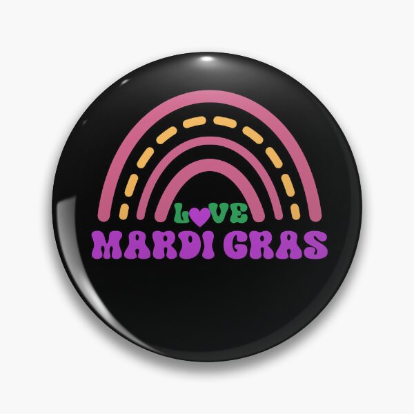 Item preview, Love Mardi Gras, retro feel, retro mardi gras designed and sold by Escapene.