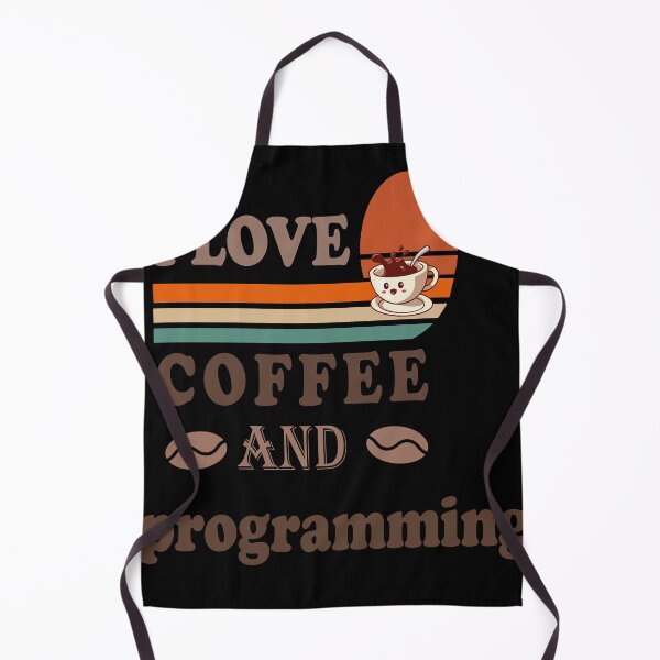 Item preview, i love coffee and programming designed and sold by TrendsDesign	 ⭐⭐⭐⭐⭐.