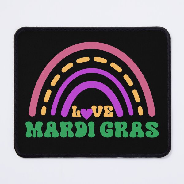 Item preview, Love Mardi Gras, retro feel, retro mardi gras 2 designed and sold by Escapene.