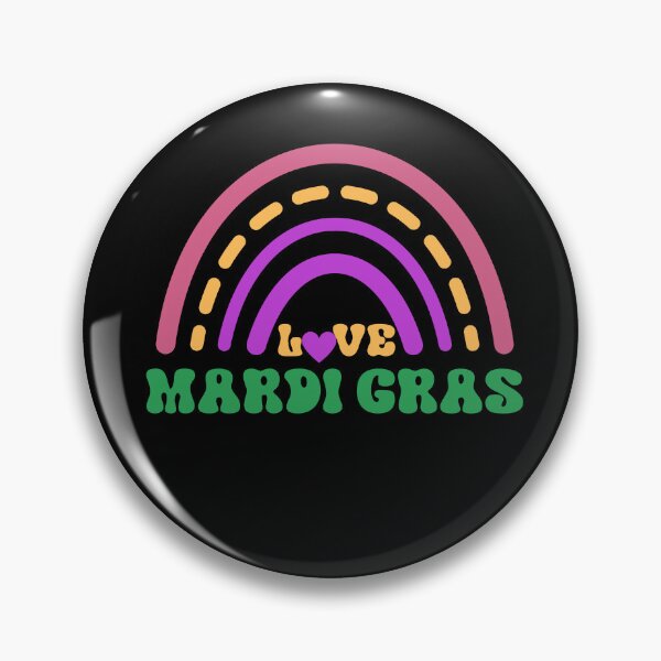 Item preview, Love Mardi Gras, retro feel, retro mardi gras 2 designed and sold by Escapene.