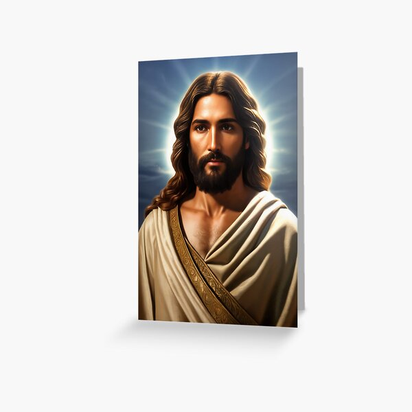 Holy Aura - Jesus Christ Greeting Card