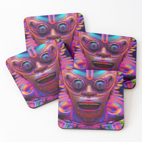 Artikelvorschau, Psychedelic Face #31 - Part of Our Psychedelic Faces Collection entworfen und verkauft von Psychedelic Psychos.