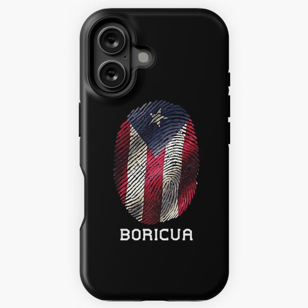 Aperçu de l'œuvre Boricua Puerto Rico Empreinte digitale créée et vendue par deepsenses.