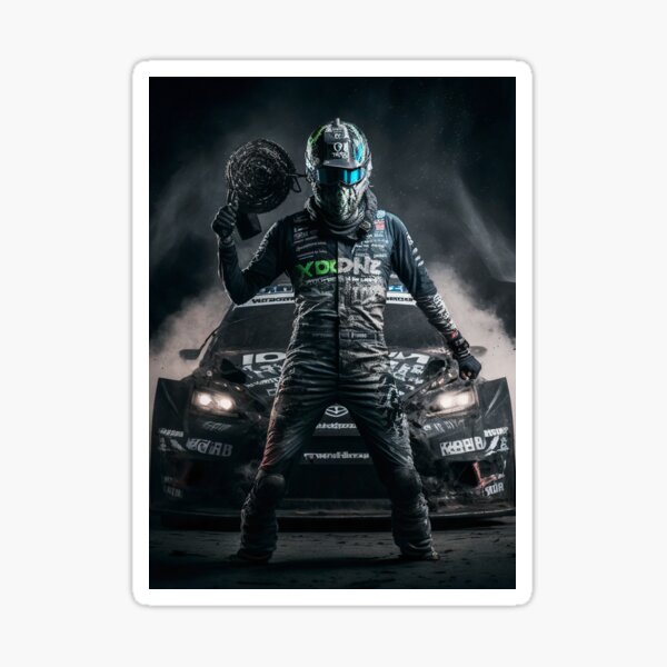 Ken Block Sticker for Sale by GraphicMystical