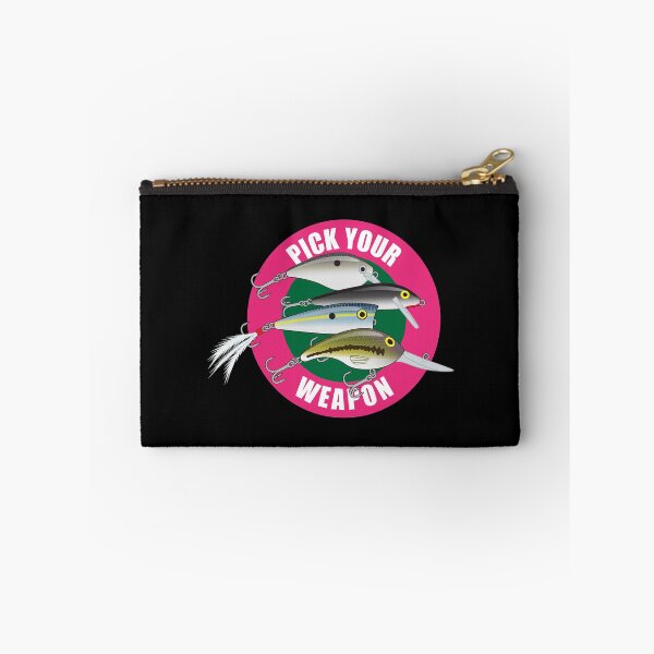 Item preview, Pick Your Weapon Fishing Lures Saying 02 Sticker designed and sold by BlueSkyTheory.