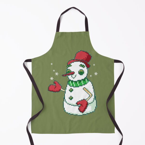 Item preview, Snowman pixel art design designed and sold by ElvaLind.