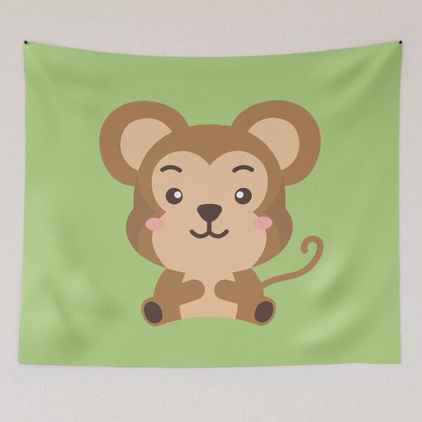 Item preview, So cute little monkey design designed and sold by ElvaLind.